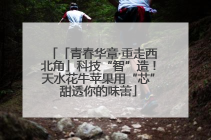 「青春华章·重走西北角」科技“智”造！天水花牛苹果用“芯”甜透你的味蕾