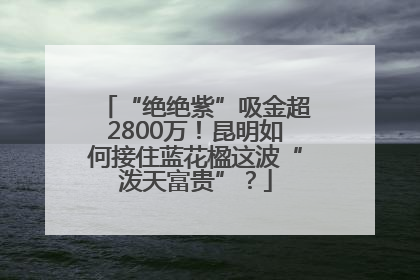 “绝绝紫”吸金超2800万！昆明如何接住蓝花楹这波“泼天富贵”？