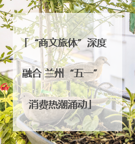 “商文旅体”深度融合 兰州“五一”消费热潮涌动