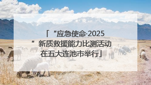 “应急使命·2025”新质救援能力比测活动在五大连池市举行