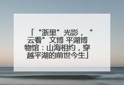 “浙里”光影，“云看”文博 平湖博物馆：山海相约，穿越平湖的前世今生