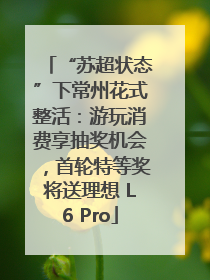 “苏超状态”下常州花式整活：游玩消费享抽奖机会，首轮特等奖将送理想 L6 Pro