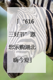 “616三好节”邀您乐购湖北嗨今夏