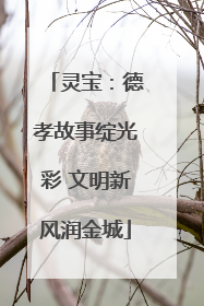 灵宝：德孝故事绽光彩 文明新风润金城