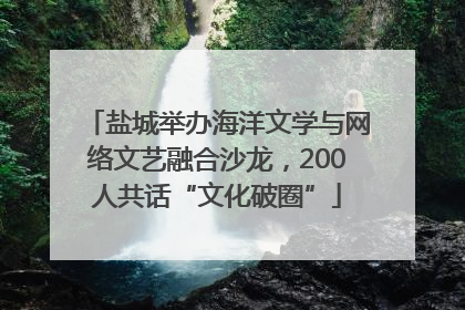 盐城举办海洋文学与网络文艺融合沙龙，200人共话“文化破圈”