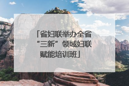 省妇联举办全省“三新”领域妇联赋能培训班