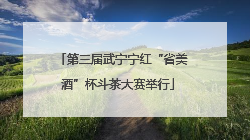第三届武宁宁红“省美酒”杯斗茶大赛举行