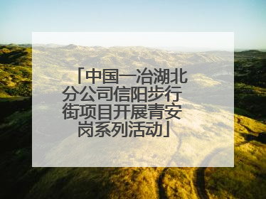 中国一冶湖北分公司信阳步行街项目开展青安岗系列活动