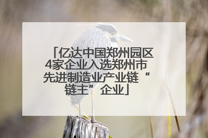亿达中国郑州园区4家企业入选郑州市先进制造业产业链“链主”企业
