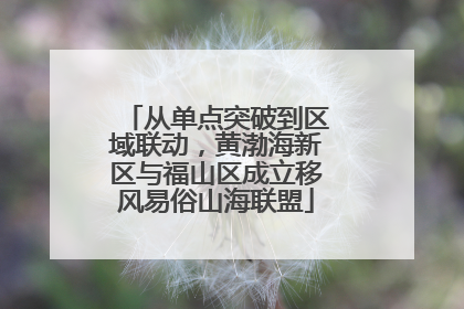 从单点突破到区域联动，黄渤海新区与福山区成立移风易俗山海联盟