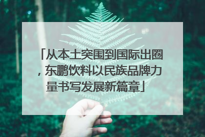 从本土突围到国际出圈，东鹏饮料以民族品牌力量书写发展新篇章
