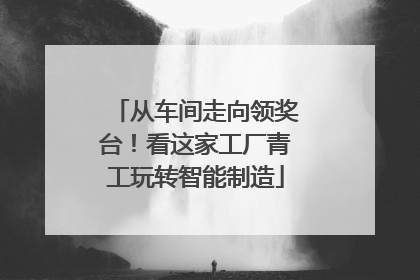 从车间走向领奖台！看这家工厂青工玩转智能制造