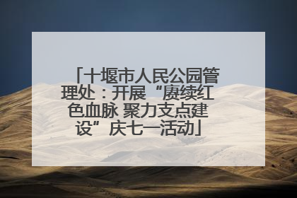十堰市人民公园管理处：开展“赓续红色血脉 聚力支点建设”庆七一活动