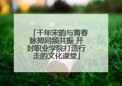 千年宋韵与青春脉搏同频共振 开封职业学院打造行走的文化课堂