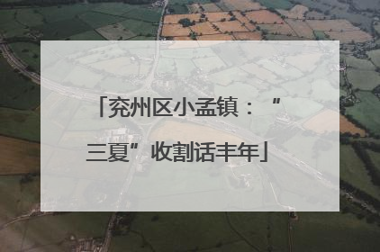 兖州区小孟镇：“三夏”收割话丰年