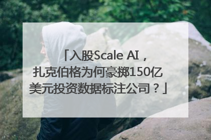 入股Scale AI，扎克伯格为何豪掷150亿美元投资数据标注公司？