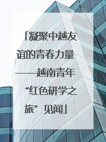 凝聚中越友谊的青春力量——越南青年“红色研学之旅”见闻
