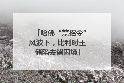 哈佛“禁招令”风波下，比利时王储陷去留困境