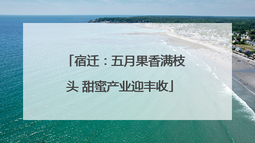 宿迁：五月果香满枝头 甜蜜产业迎丰收