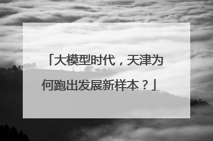 大模型时代，天津为何跑出发展新样本？