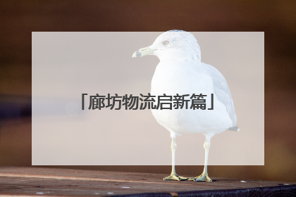 廊坊物流启新篇