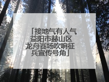 接地气有人气 益阳市赫山区龙舟赛场吹响征兵宣传号角