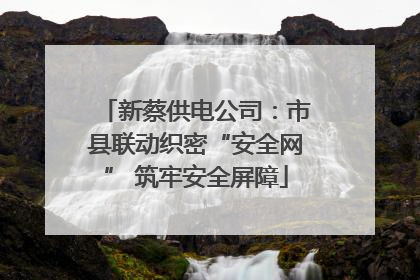 新蔡供电公司：市县联动织密“安全网” 筑牢安全屏障