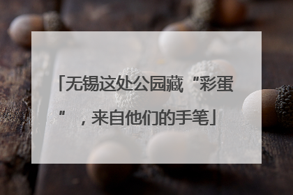 无锡这处公园藏“彩蛋”，来自他们的手笔