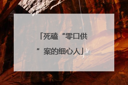 死磕“零口供”案的细心人