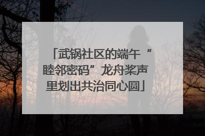 武锅社区的端午“睦邻密码”龙舟桨声里划出共治同心圆