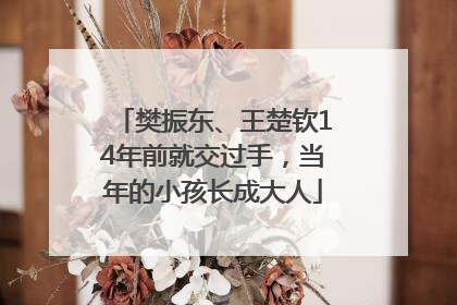 樊振东、王楚钦14年前就交过手，当年的小孩长成大人