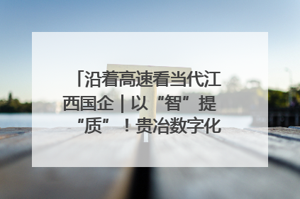 沿着高速看当代江西国企｜以“智”提“质”！贵冶数字化转型迈出新步伐