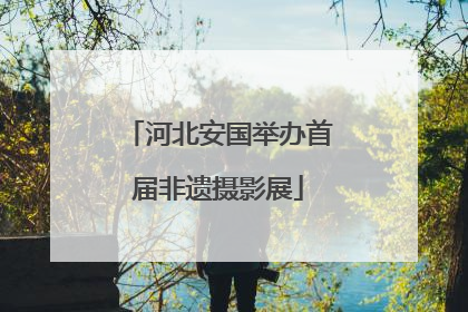 河北安国举办首届非遗摄影展