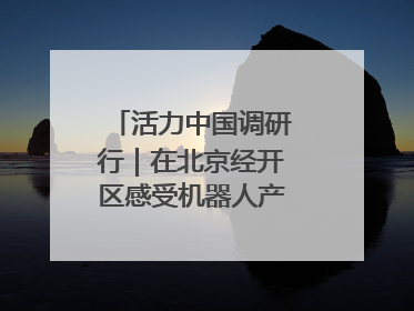 活力中国调研行｜在北京经开区感受机器人产业创新发展