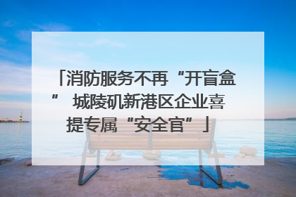 消防服务不再“开盲盒” 城陵矶新港区企业喜提专属“安全官”