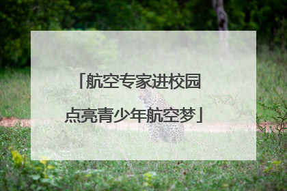 航空专家进校园 点亮青少年航空梦