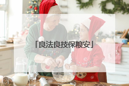 良法良技保粮安