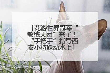 花游世界冠军“教练天团”来了！“手把手”指导西安小将跃动水上