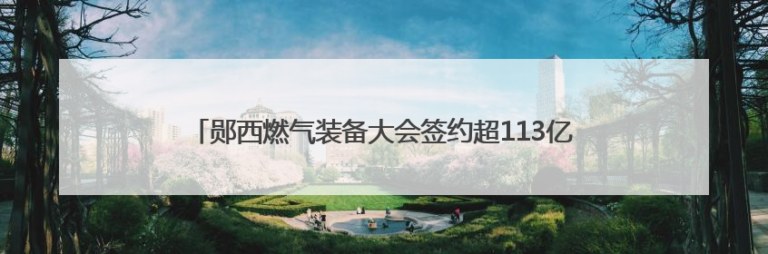 郧西燃气装备大会签约超113亿元，产业“链”动中西部新未来