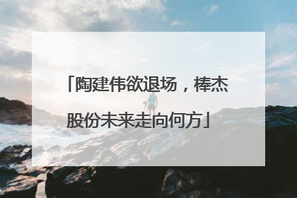 陶建伟欲退场，棒杰股份未来走向何方