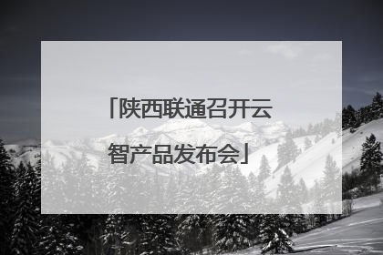 陕西联通召开云智产品发布会
