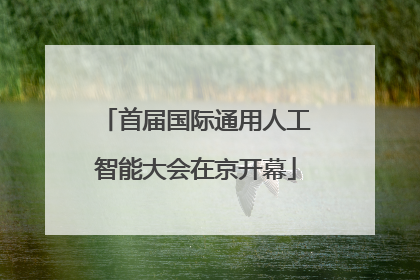 首届国际通用人工智能大会在京开幕