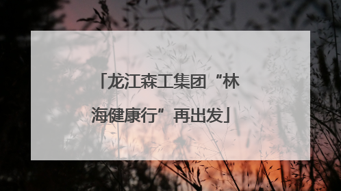 龙江森工集团“林海健康行”再出发