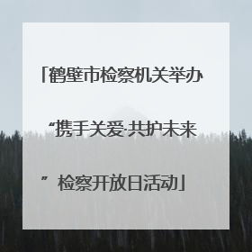 鹤壁市检察机关举办“携手关爱·共护未来”检察开放日活动
