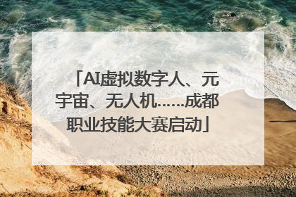 AI虚拟数字人、元宇宙、无人机……成都职业技能大赛启动